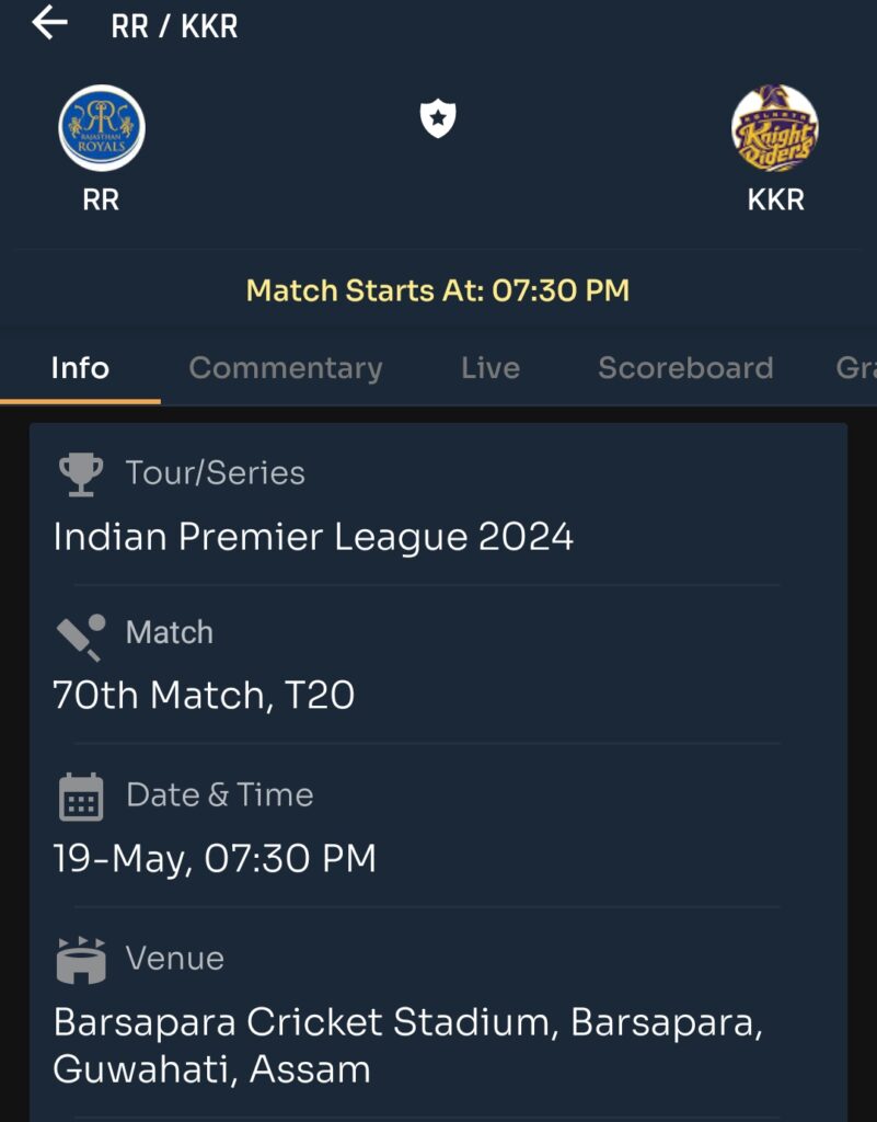 IPL 2024 क्रिकेट मैच भविष्यवाणी Today Cricket Match Prediction In Hindi | KKRvs RR |कोलकत्ता नाइट राइडर्स  बनाम राजस्थान रॉयल्स