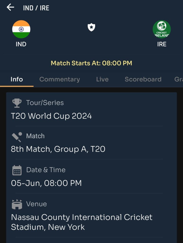 T20 Worldcup  2024 क्रिकेट मैच भविष्यवाणी Today Cricket Match Prediction In Hindi | IND vs IRE  |इंडिया बनाम आयरलैंड