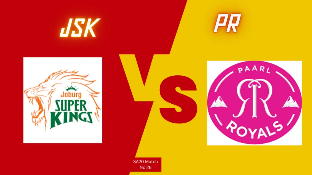 SA20 2024-25 क्रिकेट मैच भविष्यवाणी Today Cricket Match Prediction In Hindi | JSK vs PR | जोबर्ग सुपर किंग्स वस पार्ल रॉयल्स