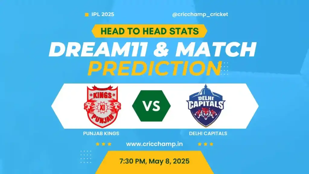 IPL 2025 क्रिकेट मैच भविष्यवाणी Today Cricket Match Prediction In Hindi |PBK वस DC | पंजाब किंग्स वस दिल्ली कैपिटलस 1 IPL 2025 क्रिकेट मैच भविष्यवाणी Today Cricket Match Prediction In Hindi |PBK वस DC | पंजाब किंग्स वस दिल्ली कैपिटलस