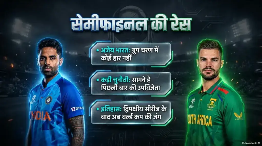 भारत और दक्षिण अफ्रीका के बीच 2026 टी20 विश्व कप के सुपर 8 चरण का मुकाबला 2 भारत और दक्षिण अफ्रीका के बीच 2026 टी20 विश्व कप के सुपर 8 चरण का मुकाबला